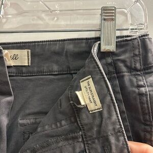 Madewell Gray Utility Straight Leg Pants